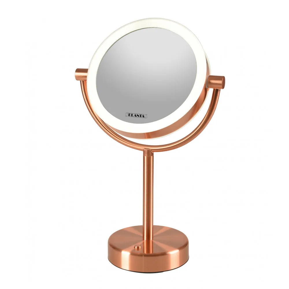 Косметическое зеркало с подсветкой PLANTA PLM-1725 Copper