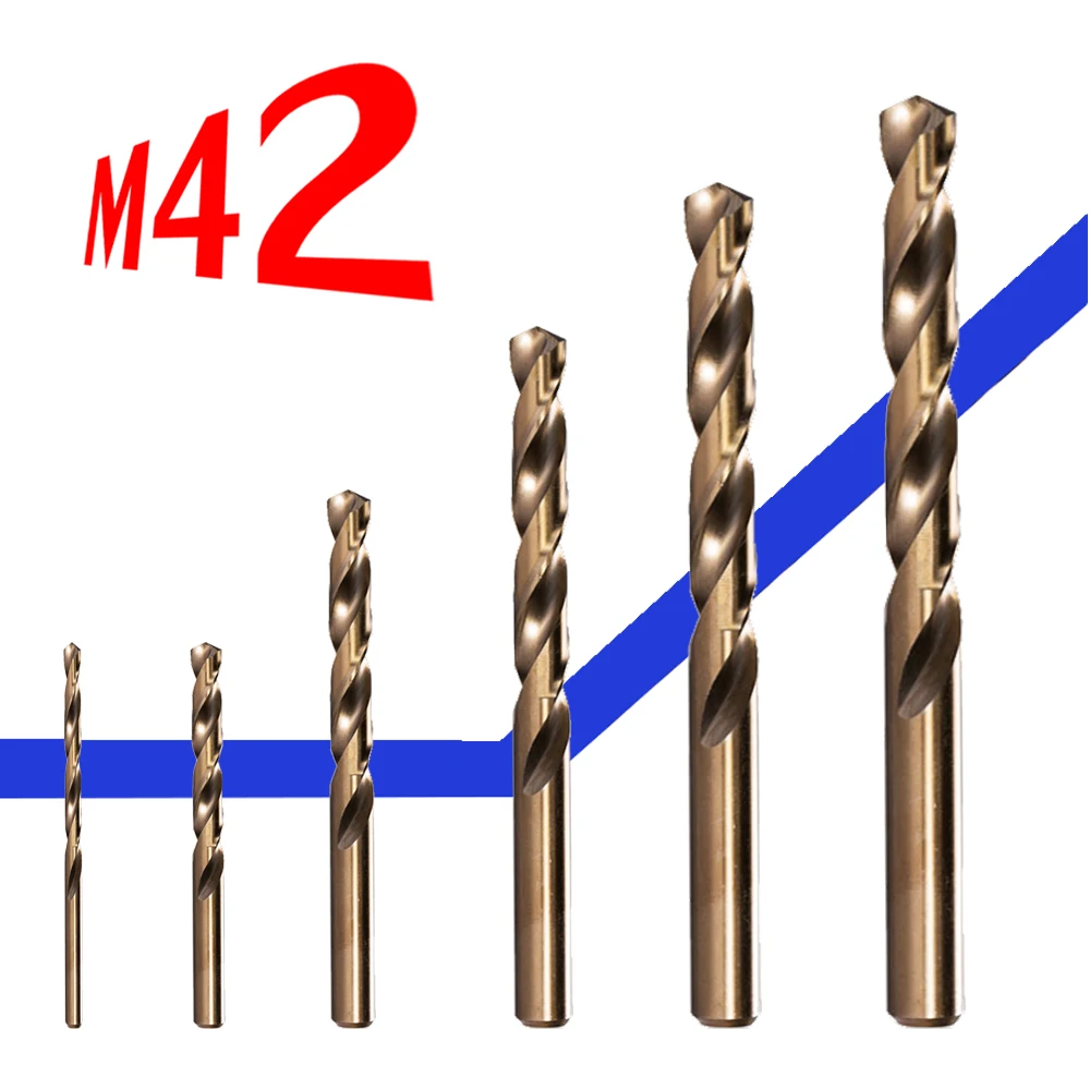 1 шт. различные модели Сверл из быстрорежущей стали M42 14 мм для сверления закаленной чугуна нержавеющей