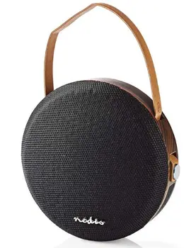 

✅Nedis Bluetooth Speaker®| 24 W | Waterproof | Carry handle | Black/brown