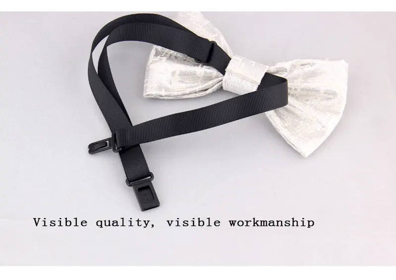 Christmas Gifts High quality Gentleman Men Classic Satin Bowtie Necktie For Wedding Party Adjustable Bow tie knot Accessories