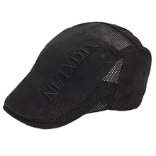 Мужские повседневные подарочные шапки с надписями, износостойкие, впитывающие пот, с вышивкой, берет, козырек, купол, сетка, модная, для улицы, регулируемая