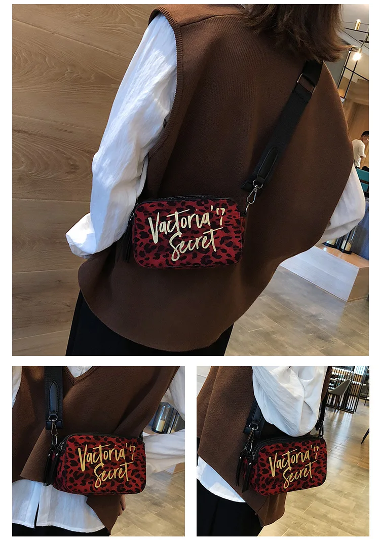 Модные сумки через плечо для женщин сумки кожаные новые женские сумки на плечо Красные леопардовые сумки для женщин Bolsa Feminina Sac основной