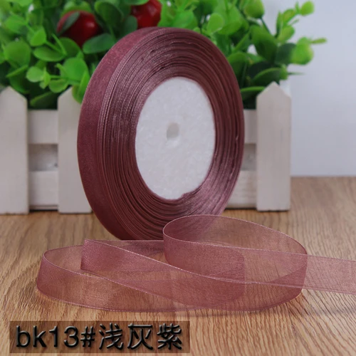 Elegant 45m Organza Satin Ribbon Roll for DIY Crafting and Gift Decoration