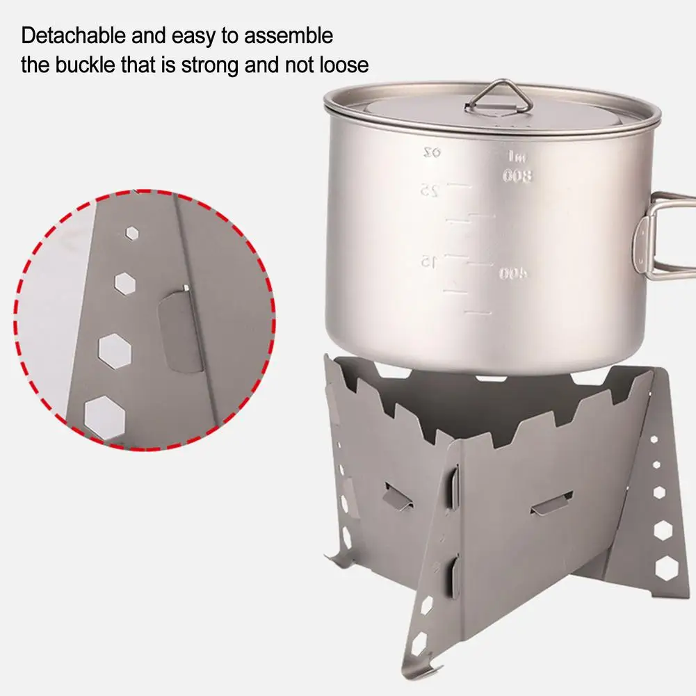 TiStand TOAKS Titanium Alcohol Stove Dual Stand And