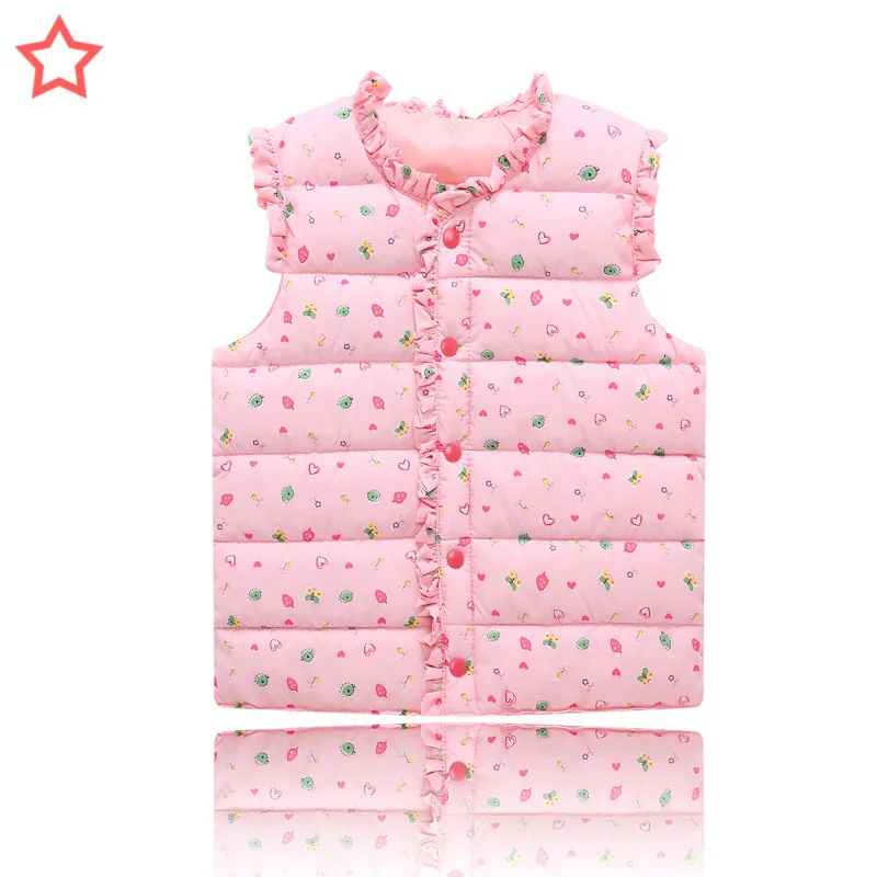 Зимняя детская одежда; стиль; детский пуховый хлопковый жилет для девочек; сезон осень-зима; детский хлопковый жилет; AliExpress H