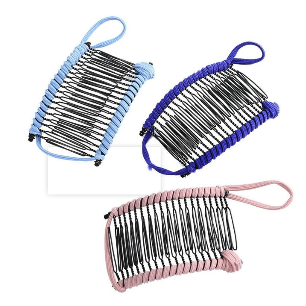  double combs banana hair clip Convient Womans 20 Tooth Banana Clip Vintage Hair for Thick Stretch Hair Style Tool