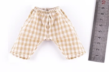 

1/6 scale action figure puppet model clothing accessories man plaid shorts in stock