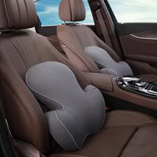 Универсальная автомобильная подушка в форме цветка, мягкая пена с эффектом памяти, подушка для шеи, подголовник, поясничный поддерживающий костюм, Прямая поставка