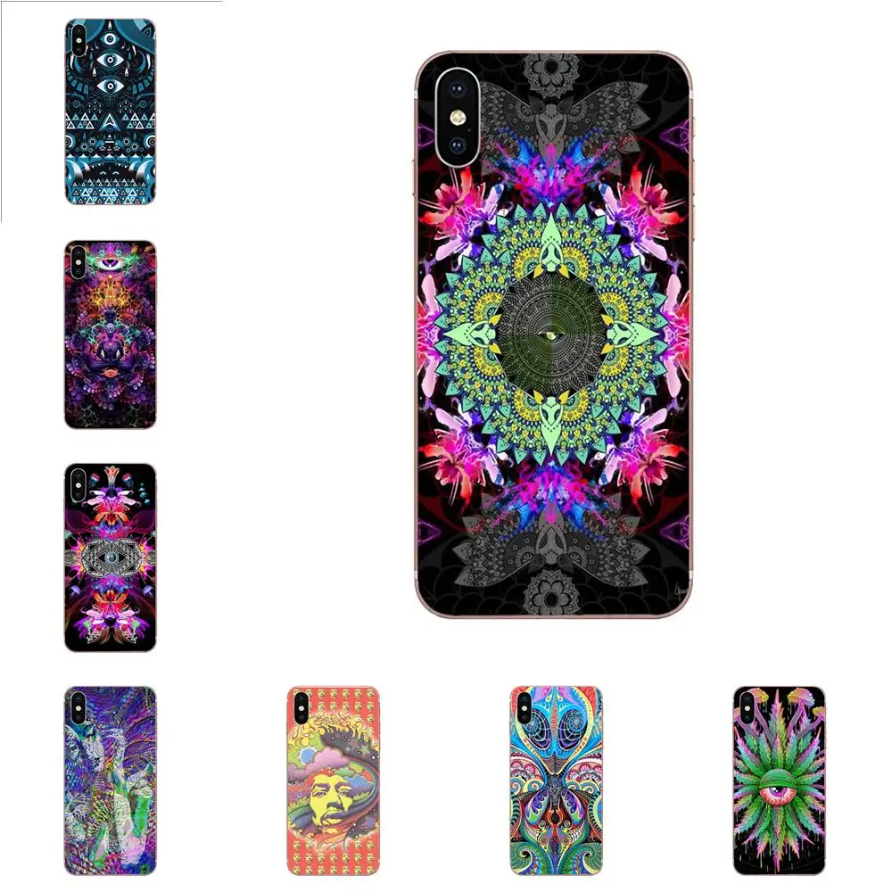 

Dmt Psychedelic Hallucinogen Lsd Acid Transparent Soft TPU Case For Xiaomi Redmi Note 2 3 3S 4 4A 4X 5 5A 6 6A Pro Plus