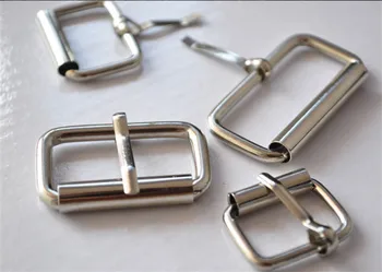 

DIY Leathercraft Hardware One Pins Roller Belt Buckle Silver Plated Metal Adjustment buckle,garment accessories,bag fasteners