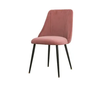 

Red Dining Chair In North Europe Modern Simple Home Backrest Creative Leisure Makeup Stool Room Desk