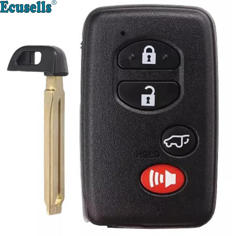Умный 3 + 1 кнопочный ключ без ключа FSK312MHz 5290 ID74 WD03 WD04 для Lexus Toyota Crown 2010 2013 Аварийный