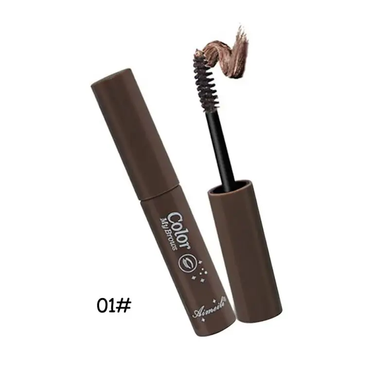dark brown Маска Stylenanda My коричневая atural краска для бровей кисточка для нанесения макияжа Водонепроницаемый Прочный карандаш для бровей. w - Color: dark brown