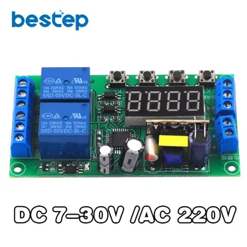 

2 Channel Delay Relay Module Pulse Trigger Power-off Cycle Timing DC 7-30V AC 220V