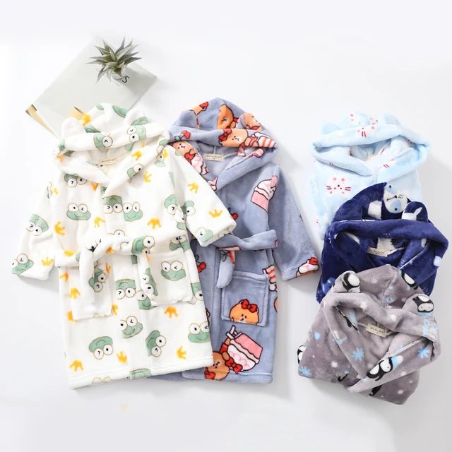 Batas de dormir Unisex para bebés, ropa de dormir con capucha, de 0 a 5  años - AliExpress