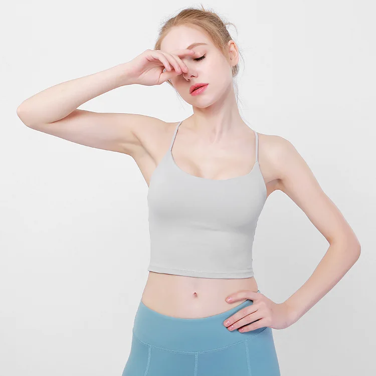 Дышащий Женский жилет для фитнеса с тонкими плечами и красивой спинкой, Быстросохнущий жилет для тренажерного зала