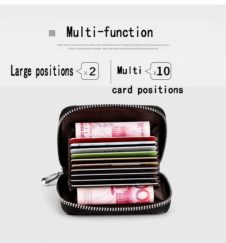 Короткий кошелек из натуральной кожи для паспорта, Rfid, многофункциональная сумка для визиток для мужчин и женщин, вместительные кошельки