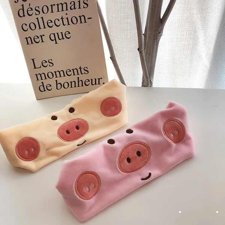New Cartoon Animal Headband for Women Girls Little Pig Pink Yellow Color Party Friend Wedding Jewelry Accessory |