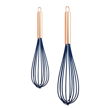 

2pcs Drink Whisk Mixer Egg Beater Stainless Steel Egg Beaters Hand Egg Mixer Cooking Foamer Wisk Cook Blender Kitchen Tools