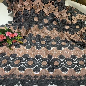 

african cord lace fabric,wholesales 2019 nigerian laces fabric guipure lace fabric Embroidery For Wedding /party dress 2L4-71