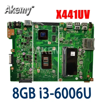 

New X441UV 8GB RAM/i3-6006U 920MX GPU Motherboard For ASUS X441U X441UV A441UV F441U Laotop Mainboard Motherboard
