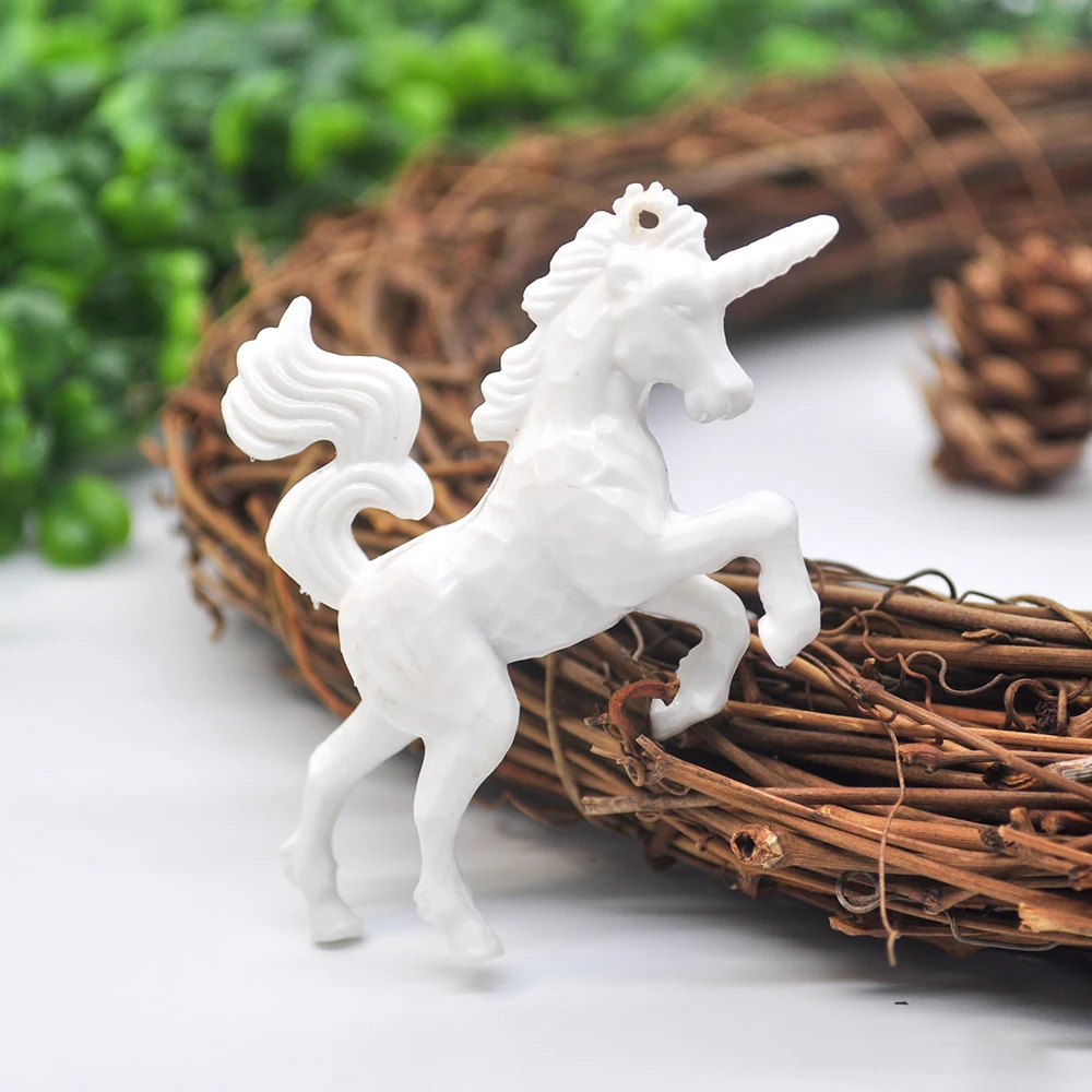 4PCS Artificial Mini Unicorn Doll Home Decoration