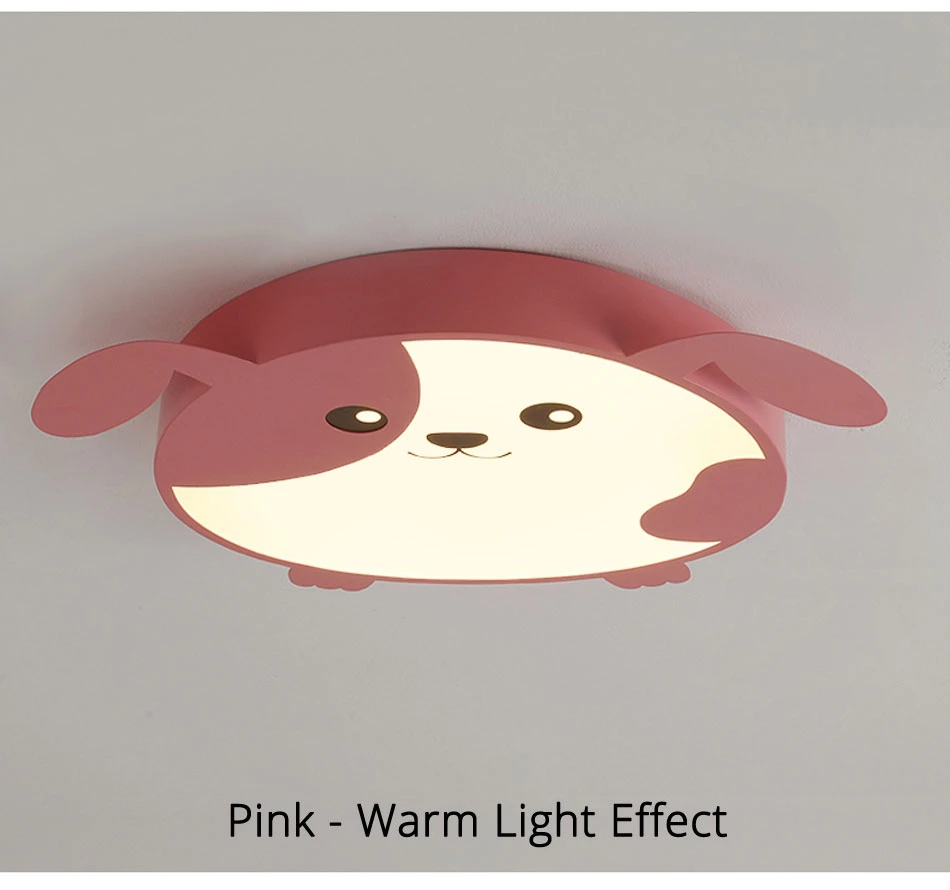 Розовый/зеленый милашка кошка потолочные светильники девушка детская спальня современная светодиодная люстра поверхностное Крепление пульт дистанционного управления крытый светильник