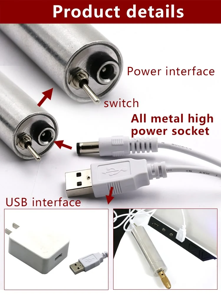 USB 3-12 В Мини электрическая дрель ручной дрели мотор Отверстие пила Алюминиевый мини электрический DIY PCB с сверла по дереву/металлу
