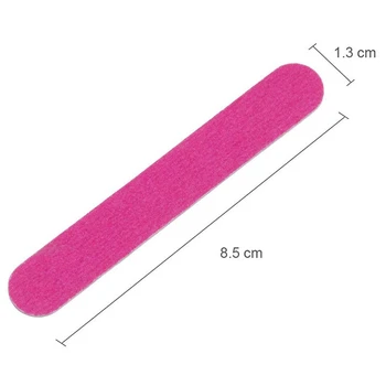 

Faburo 100 Pcs Disposable Nail File, Double Sided Emery Board, Nail Buffering Files for Home and Salon Use