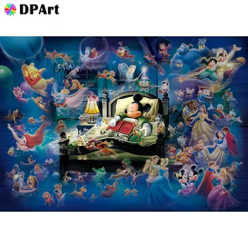 

Diamond Painting 5D Full Square/Round Drill Cartoon Character Daimond Rhinestone Embroidery Painting Cross Stitch Mosaic M1228