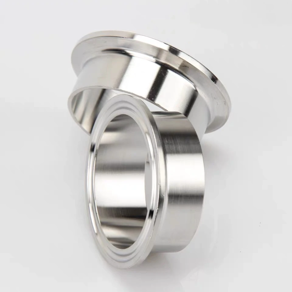 1pcs 19mm-219mm Tube O/D x Tri Clamp Weld Ferrule 304 Stainless Steel Sanitary Connector Pipe Fitting For Homebrew pipe fitting,water pipe fitting,hose pipe fitting