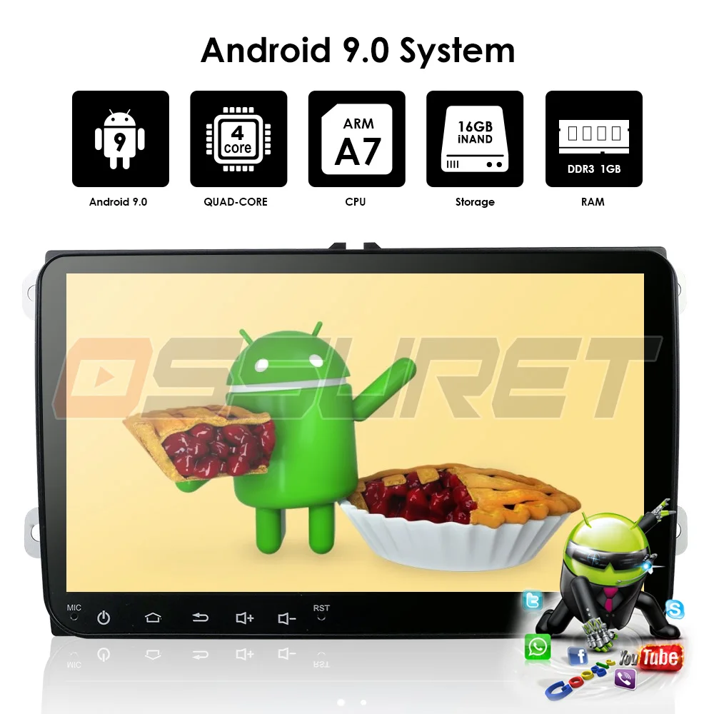 Cheap 2 Din Android 9.0 Quad Core 1GB RAM Car Stereo for V W Passat CC Polo GOLF 5 6 Touran EOS T5 Sharan Tiguan GPS Radio BT WIFI 4G 3 Cheap 2 Din Android 9.0 Quad Core 1GB RAM Car Stereo for V W Passat CC Polo GOLF 5 6 Touran EOS T5 Sharan Tiguan GPS Radio BT WIFI 4G 3