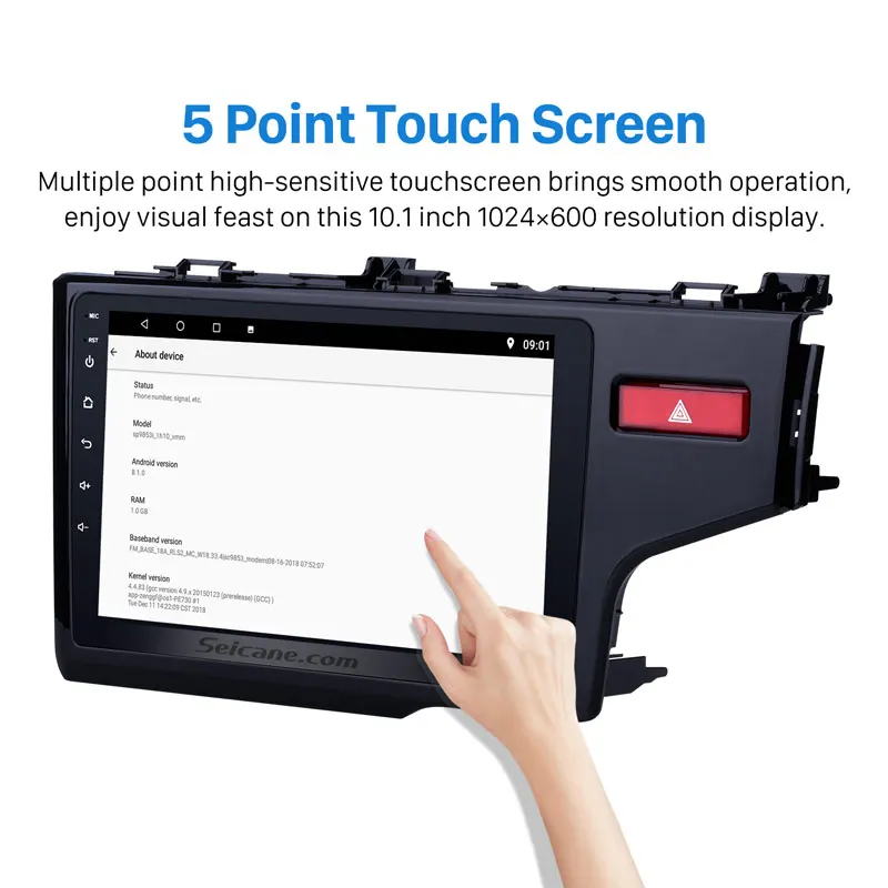 Seicane 2Din Android 9,0 HD 10," авто радио gps Navi мультимедийный плеер сенсорный головное устройство для HONDA JAZZ/FIT