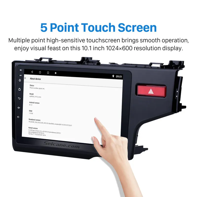 Discount Seicane 2Din Android 9.0 HD 10.1" Car Auto Radio GPS Navi Multimedia Player Touchscreen Head Unit For HONDA JAZZ/FIT 2014 2015 1 Discount Seicane 2Din Android 9.0 HD 10.1" Car Auto Radio GPS Navi Multimedia Player Touchscreen Head Unit For HONDA JAZZ/FIT 2014 2015 1
