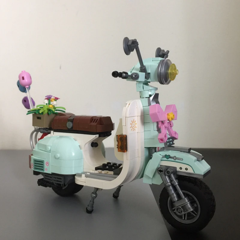 LOZ мороженое Мини Жук полицейский гоночный автомобиль 3D DIY модель мини блоки кирпичи алмаз маленькая сборка Строительная игрушка без коробки