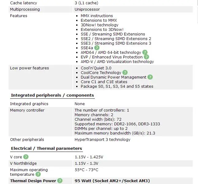 AMD Phenom II X3 710 HDX710WFK3DGI трехъядерный процессор AM3 938 процессор работает правильно настольный процессор 2,4 ГГц 95 Вт Разъем AM3