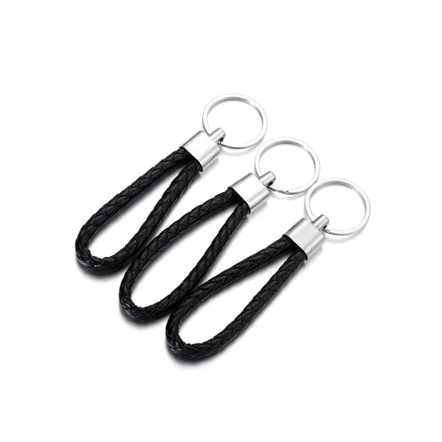 Portachiavi In Corda Di Pelle - Set 24 Pezzi Colorati, Intrecciati A Mano, Per Uomini E Donne - Foto 2