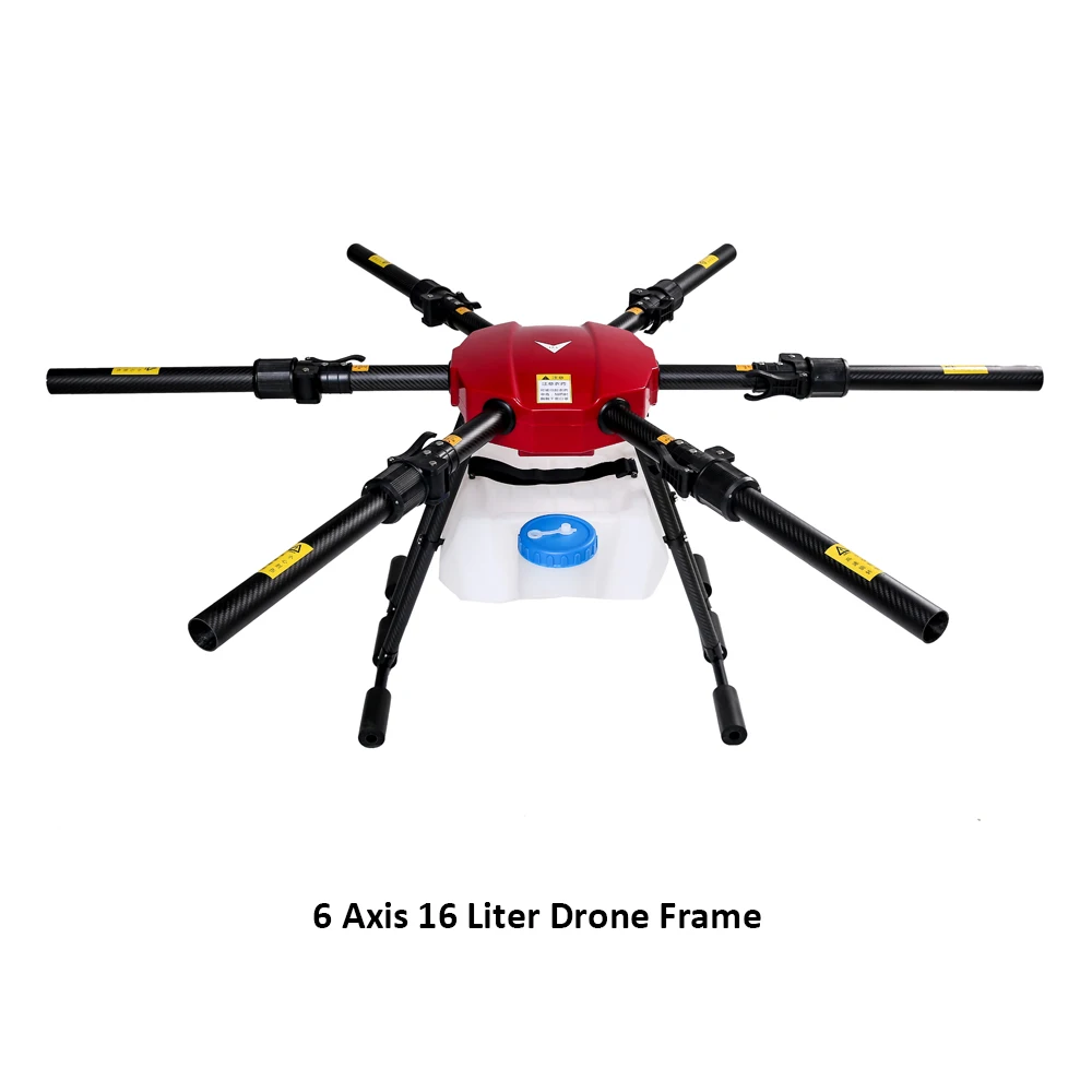 

6 Axis 16KG 16L frame of the drone,40mm carbon tube agriculture drone frame