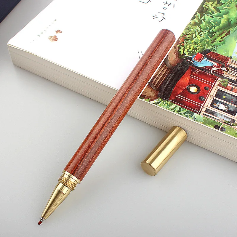 Wood Ballpoint Pens Rollerball Pen bronze Pen Pens for Writing Promotional Gifts Ball Point Pen