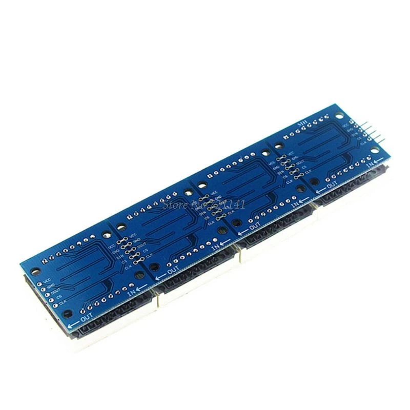 MAX7219 4 in 1 LED Display Dot Matrix Microcontroller MCU Control Module 5P Line