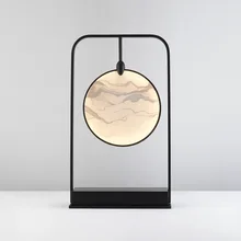 Новинка, китайская настольная лампа, простая, современная, для гостиной, декоративная, настольная лампа, дзен, для спальни, прикроватная лампа, модель, лампа для комнаты