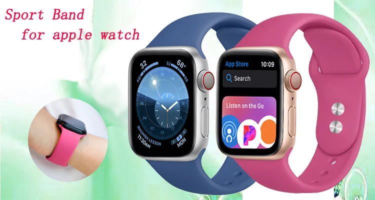 Ремешок для apple watch 5 4 ремешок 44 мм 40 мм Correa 42 мм 38 мм iwatch 5 4 3 2 нейлоновый браслет pulseira ремешок для часов