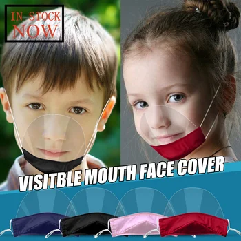

Child 1pc Mini Shield Washable Reusable Comfortable Mask Transparent Visual Mask Fashion Mouth Mask Mascarillas De Proteccion