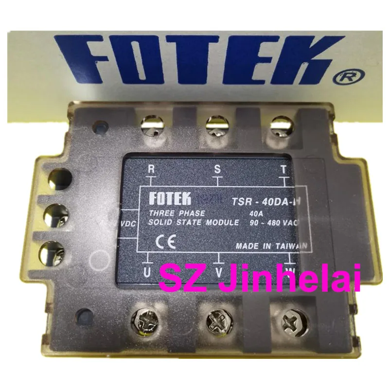 Оригинальное 3-фазное твердотельное реле SSR FOTEK TSR-40DA-H 40A 480VAC | Строительство и