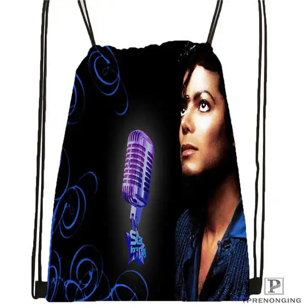 Drawstring Backpack На заказ Jimi-Hendrix@ 1 походная сумка на шнурке милый рюкзак для детей(черная спинка) 31x40 см#2018612-01-21 - Цвет: Drawstring Backpack