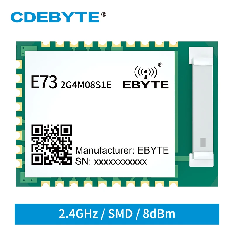 NRF52833 2 4 ГГц радиочастотный модуль BLE 5 1 сетчатая нить ZigBee 8 дБм CDEBYTE E73-2G4M08S1E