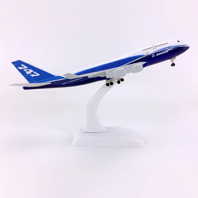 20 см 1:400 Boeing 747 B747 прототип самолета Модель сплав Airframe W шасси и светильник самолет игрушки самолет детский подарок