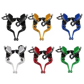 

GloryStar 7/8" 22mm Motorcycle Hydraulic Brake Clutch Lever Set with Master Cylinder Reser
