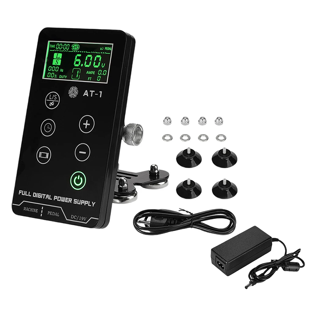 Touch Screen Intelligent Digital LCD Makeup Dual Tattoo Power Supplies EU HP-2 Digital LCD Tattoo Power Supply 