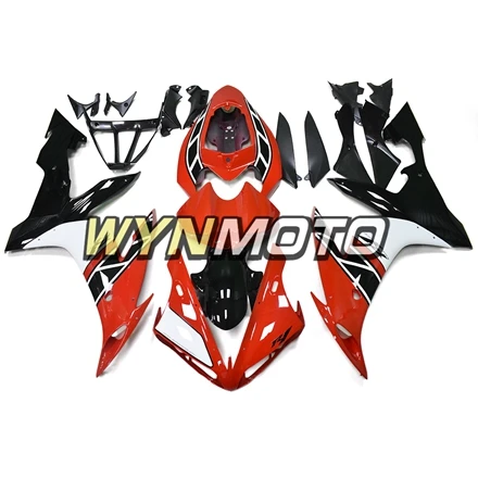 Полный комплект обтекателя Для Yamaha YZF1000 R1 год 2004 2005 2006 YZF R1 04 05 06 впрыскивание, АБС-пластик, Обтекатели красный, черный и белый чехлы